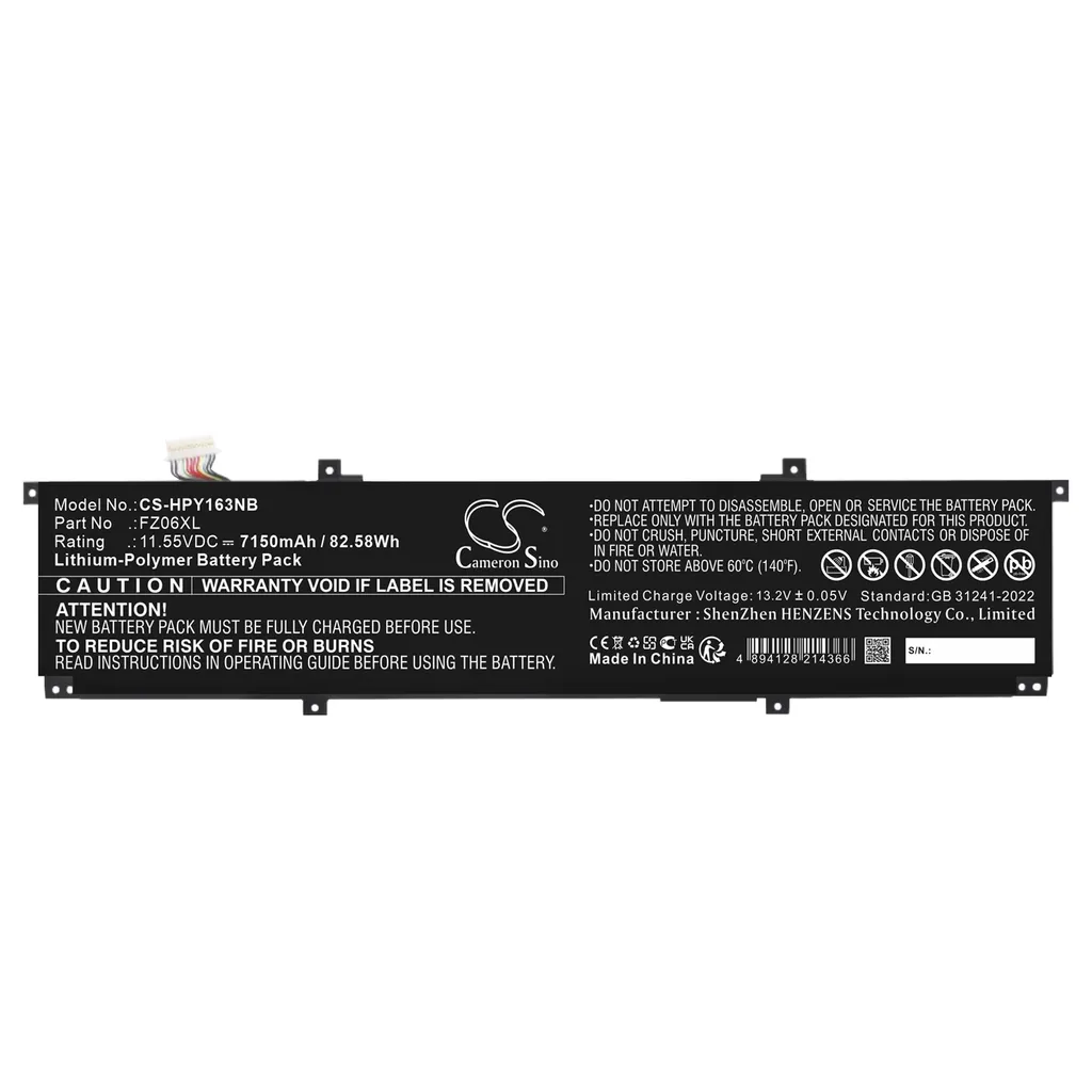 Batteri til ENVY 16-H0008NP, 11.55, 7150mAh v:5390191