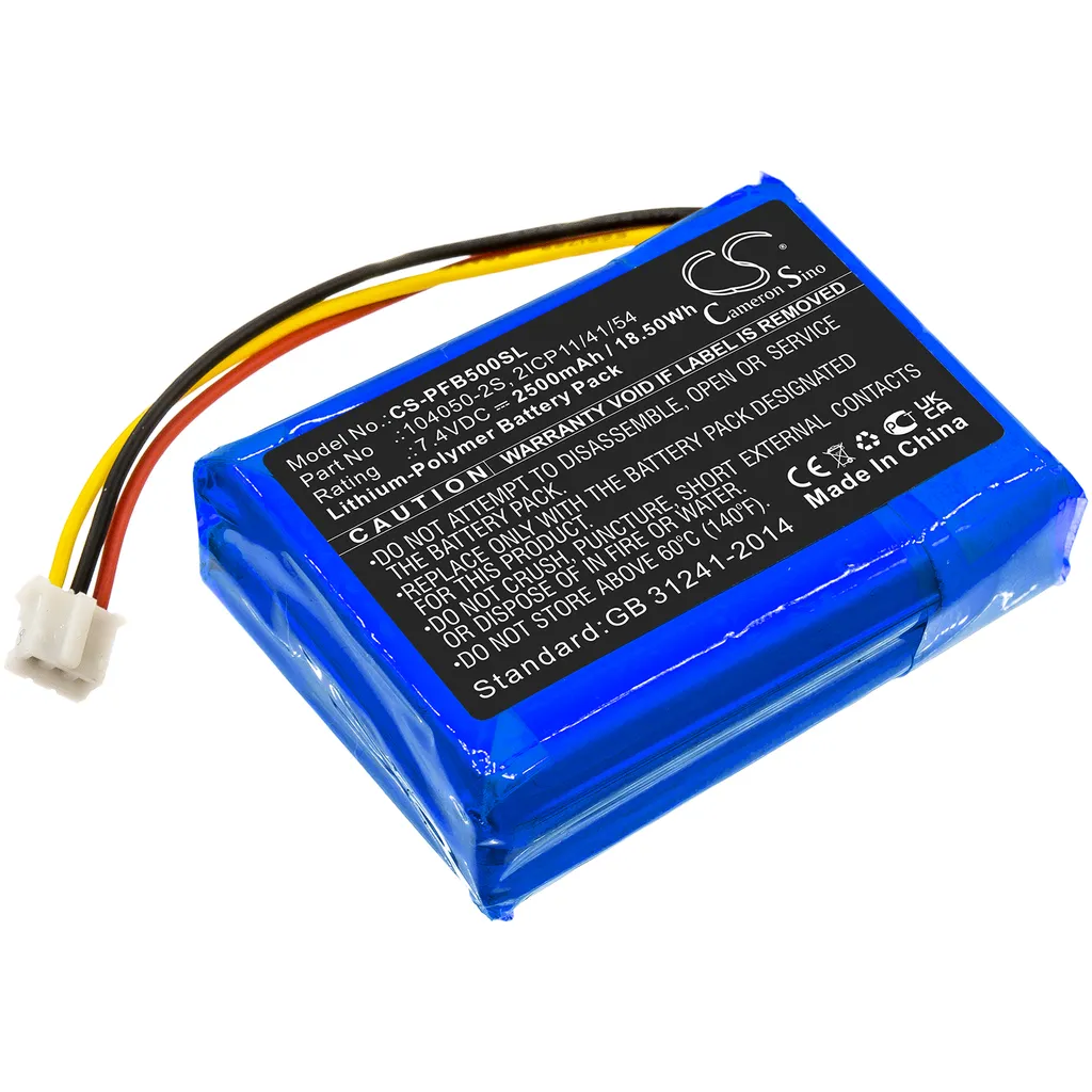 Batteri til 104050-2S for Philips, 7,4V, 2500mAh v:9545525 Batteri til 104050-2S for Philips, 7,4V, 2500mAh v:9545525