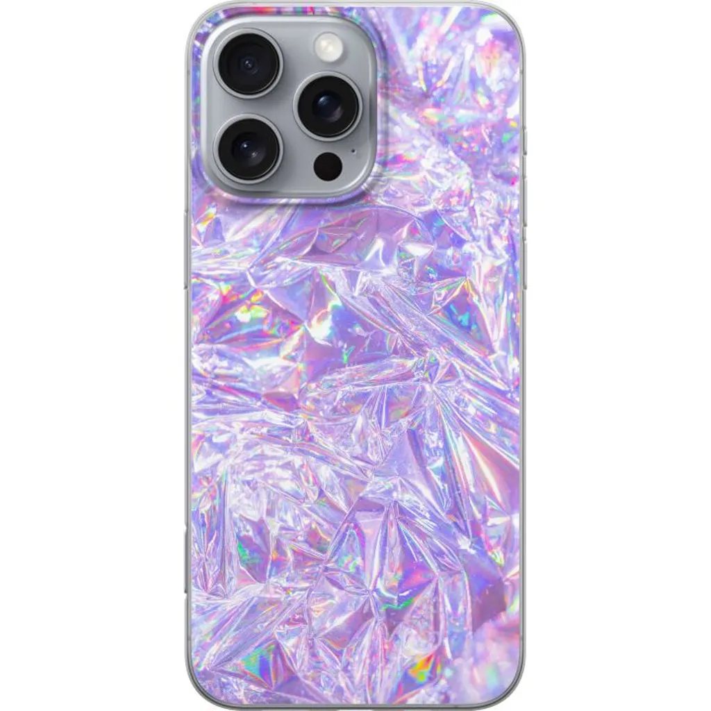 Apple iPhone 16 Pro Max Gjennomsiktig Telefondeksel Glitter v:4229951