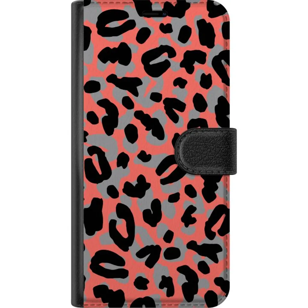 OnePlus 13R Sort Lommebokdeksel Leopardskrud v:4495638