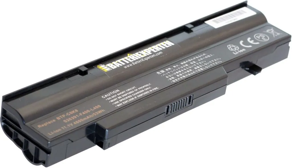 Batteri til Fujitsu Siemens ESPRIMO Mobile V6505, 11.1V, 4400 mAh v:8403805