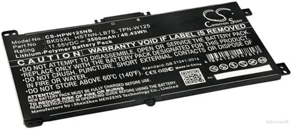 Batteri til HP Pavilion X360 14-BA051SA, 11.55V, 3500 mAh v:8763479