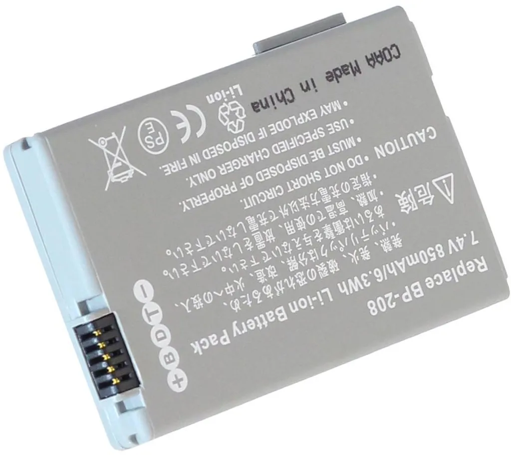 Batteri til Hahnel HL-208 for Canon, 7.2V (7.4V), 850 mAh v:9932340