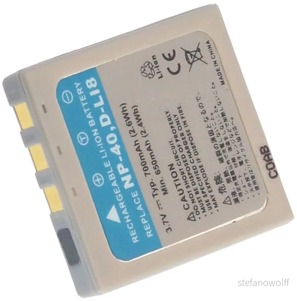 Batteri til Pentax Optio L20, 3.6V (3.7V), 710 mAh v:9831747
