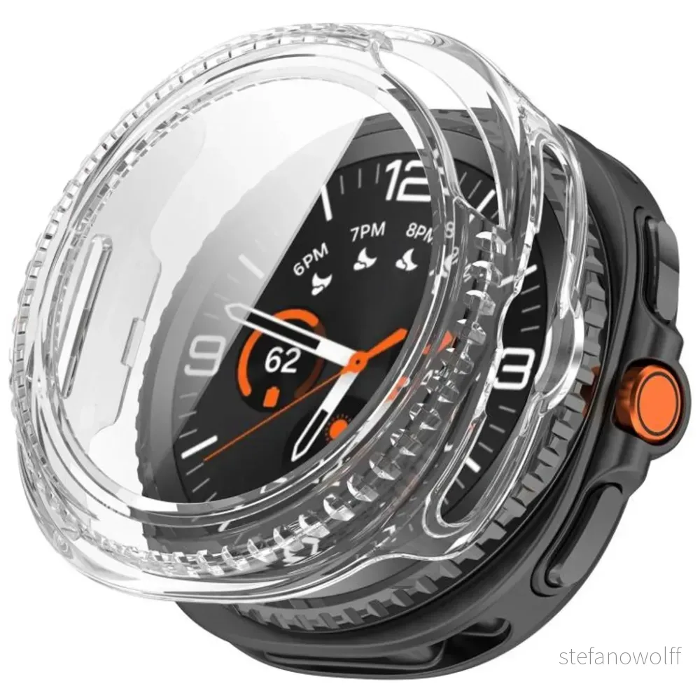 Samsung Galaxy Watch8 Classic 46mm Deksel med Skjermbeskytter – Gjennomsiktig v:4090563