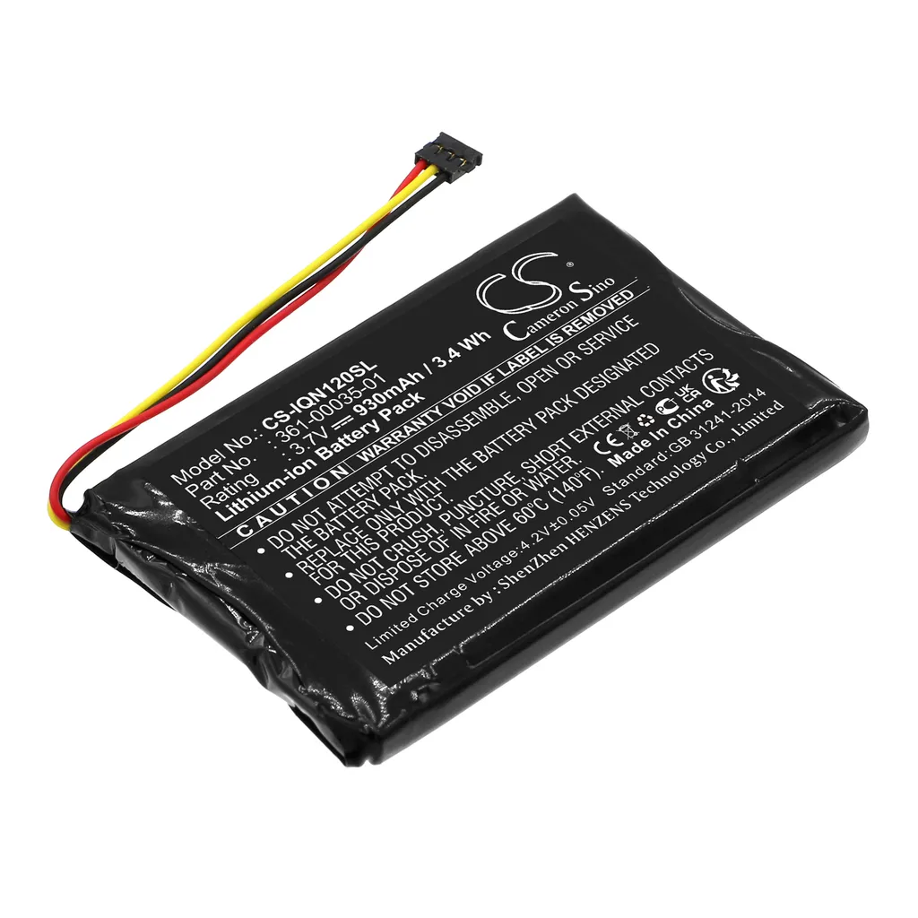 Batteri til 361-00035-01 for Garmin, 3.6(3.7V), 930 mAh v:1965426 Batteri til 361-00035-01 for Garmin, 3.6(3.7V), 930 mAh v:1965426