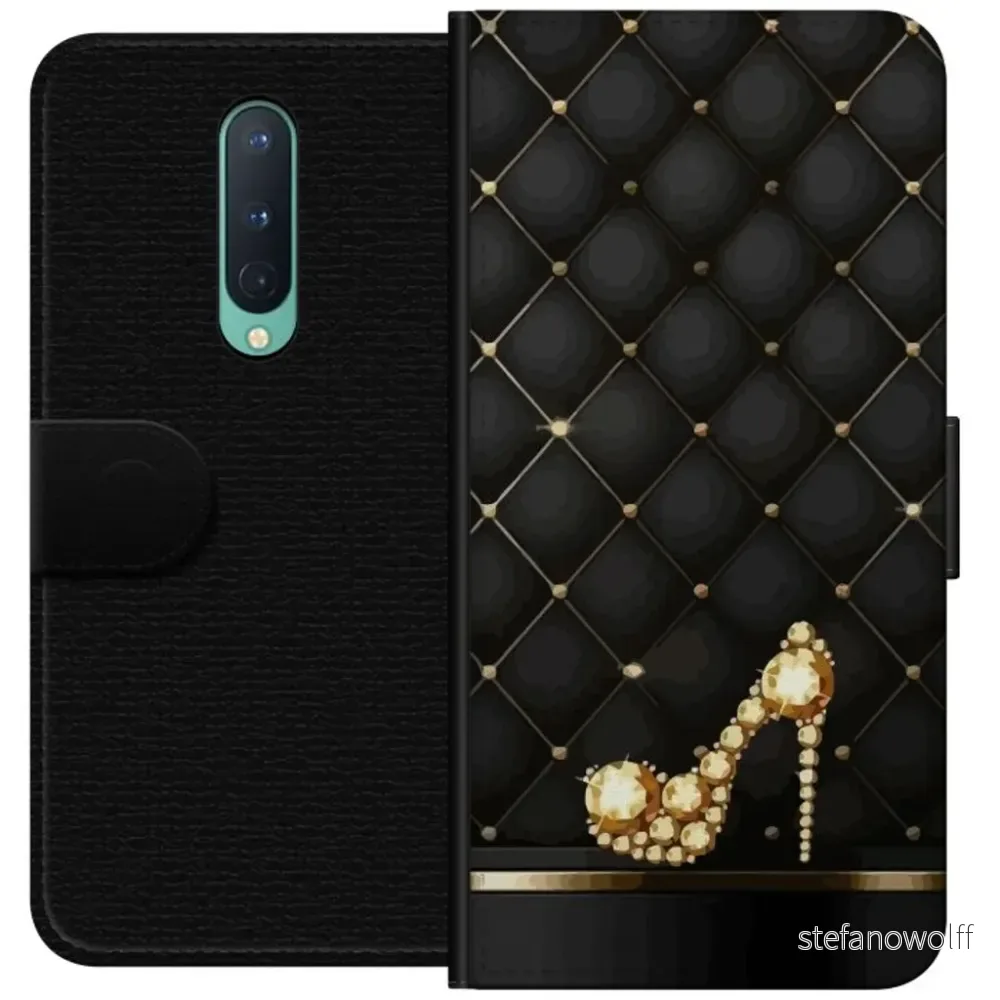 OnePlus 8 Sort Lommebokdeksel Lyxig Sko v:6873987