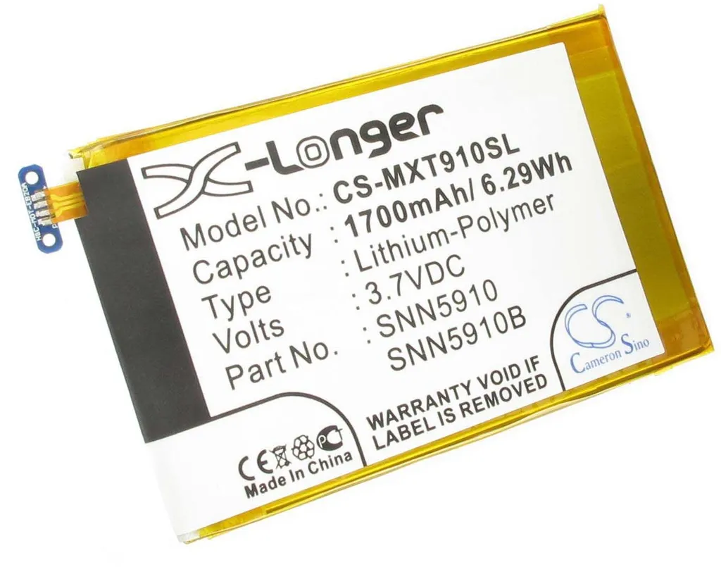 Batteri til Motorola Spyder, 3.6(3.7V), 1700 mAh v:7657235