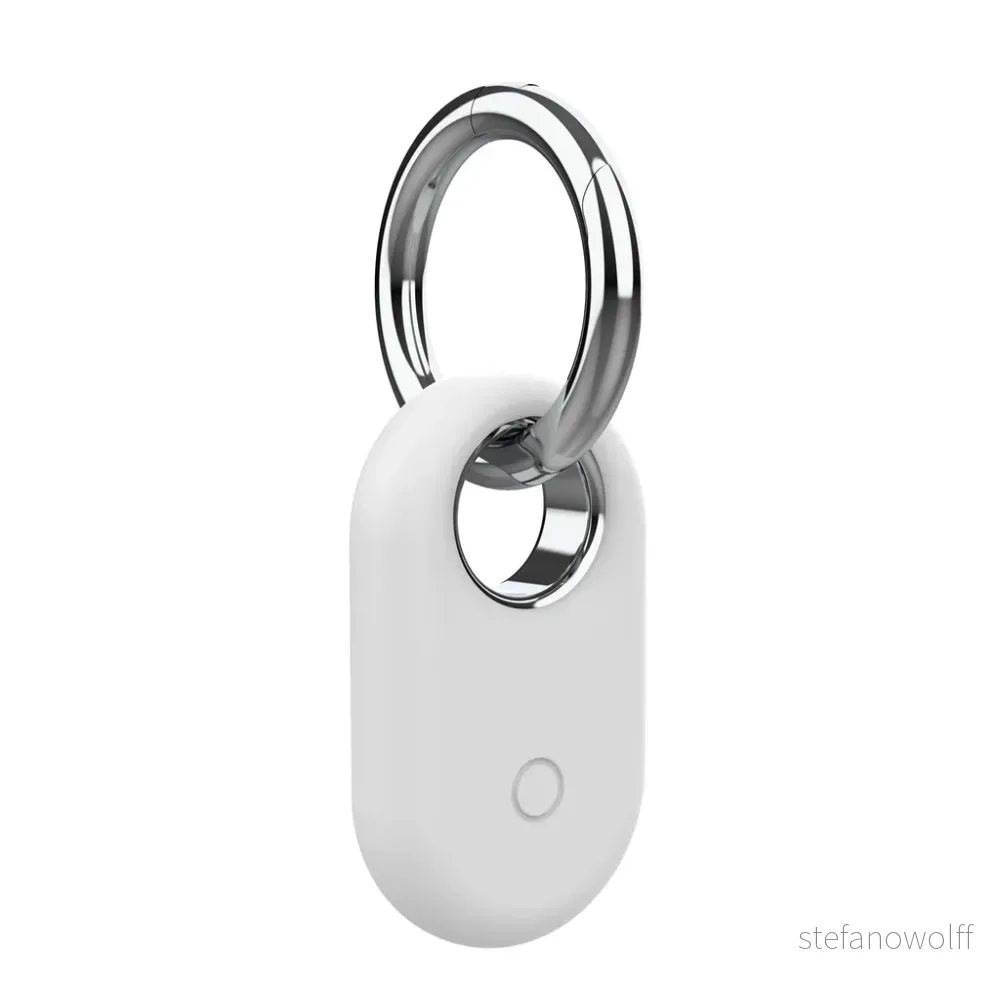 Samsung Galaxy SmartTag 2 Nøkkelring Silikondeksel – Hvit v:6264336