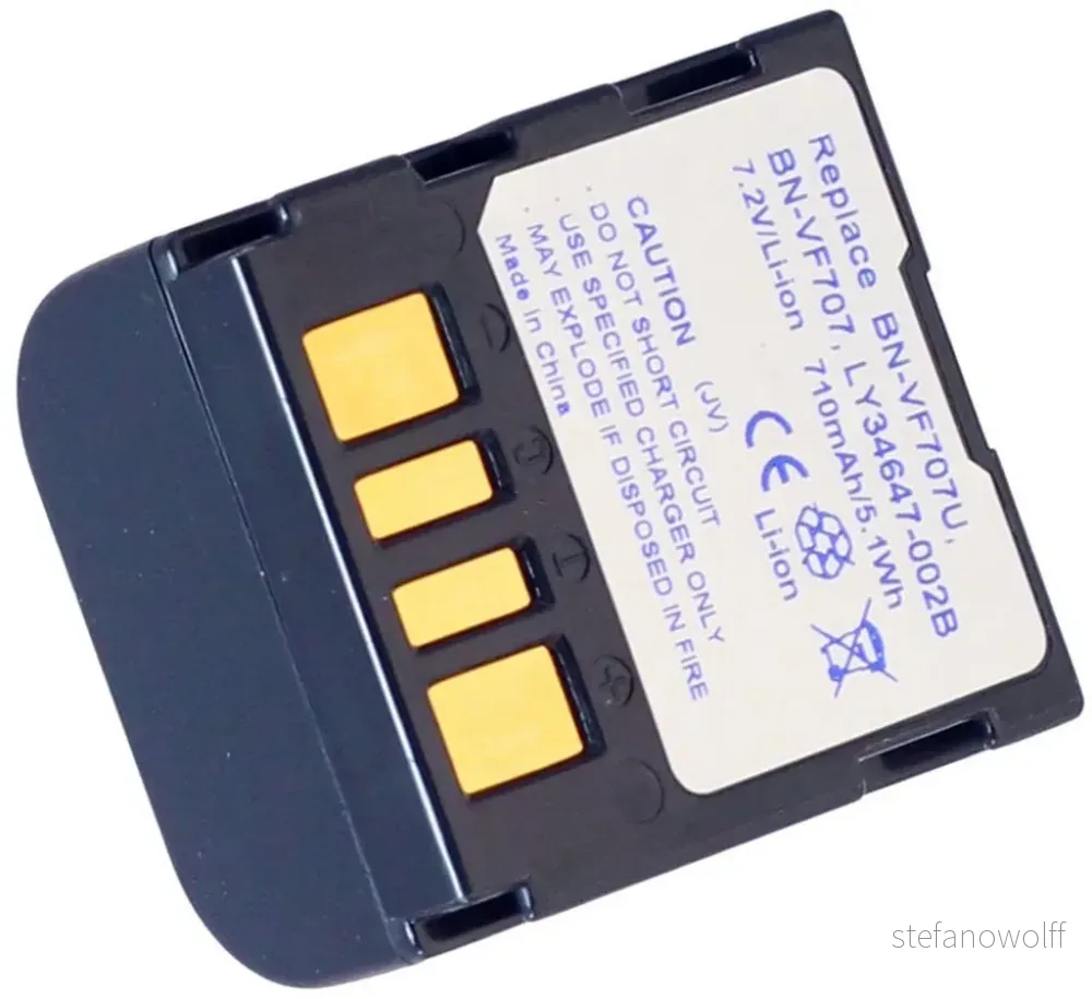 Batteri til JVC GR-D370EK, 7.2V (7.4V), 700 mAh v:2191055