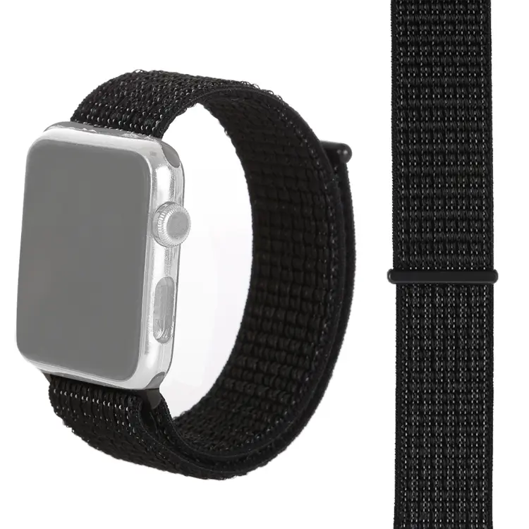 Apple Watch 38/40/41/42mm Borrelås Klokkereim – Svart v:1211587