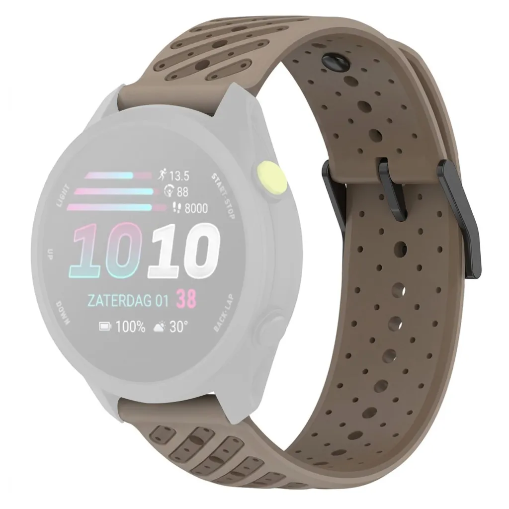 Garmin Forerunner 70/170/170 Music Silikon Klokkereim – Brun v:8223210