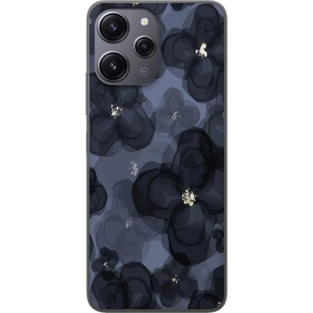 Xiaomi Redmi 12 Gjennomsiktig Telefondeksel Blomsteräng v:3745026