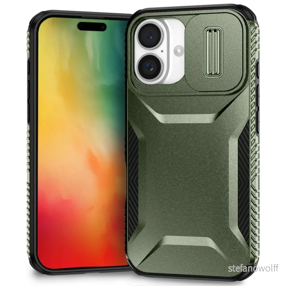 iPhone 16 Camshield Deksel – Grønn v:4856035