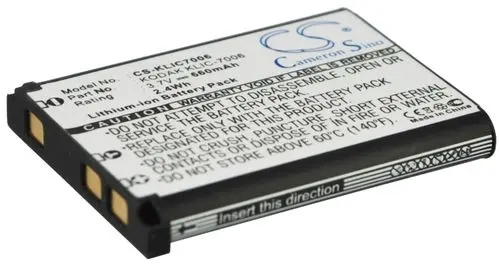 Batteri til Kodak EasyShare M583, 3.7V, 660 mAh v:1434157 Batteri til Kodak EasyShare M583, 3.7V, 660 mAh v:1434157