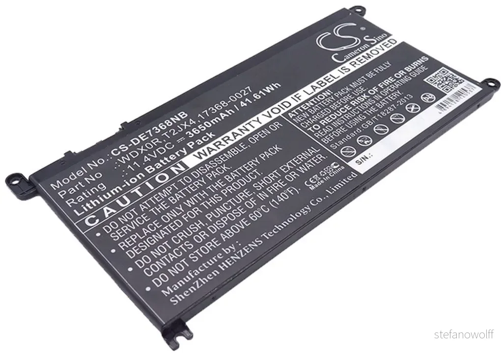 Batteri til Dell Inspiron 15 5593, 11.4V, 3650 mAh v:5410138