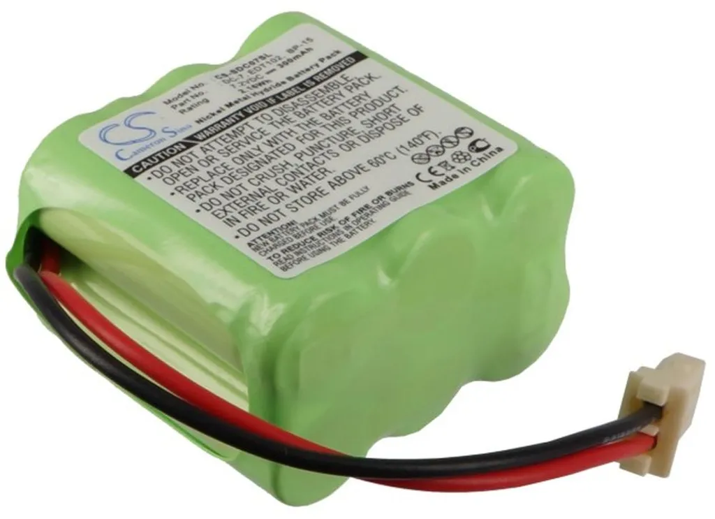 Batteri til BP15RT for Dogtra, 7.2V, 300 mAh v:2542596