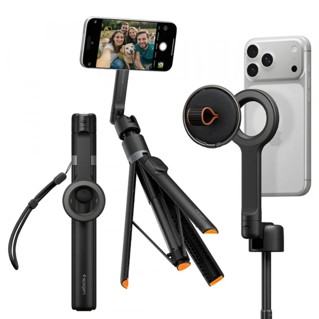 Spigen S582W Bluetooth Selfiestang og Stativ 165cm – Svart v:7481196