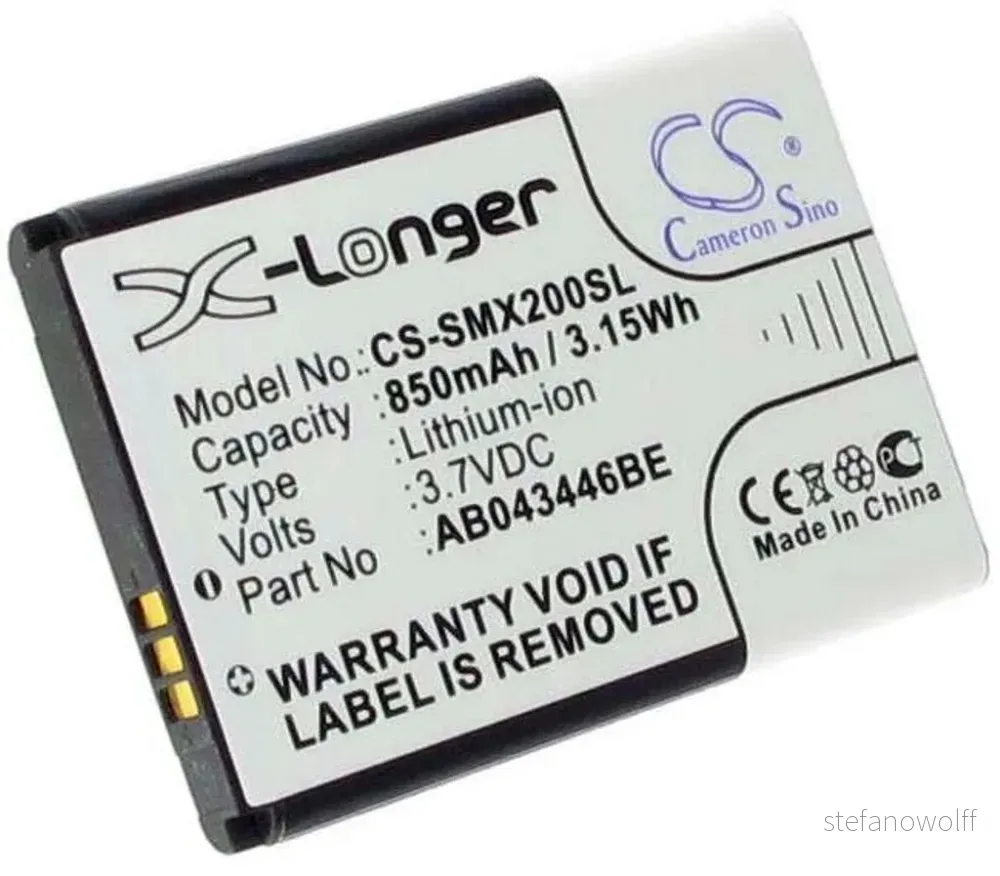 Batteri til Samsung SGH-X530, 3.6V (3.7V), 850 mAh v:6662692