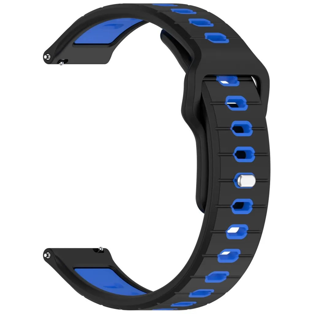 Garmin Vivoactive 6/Approach S50/Venu etc. Klokkereim – Svart/Blå v:8228081