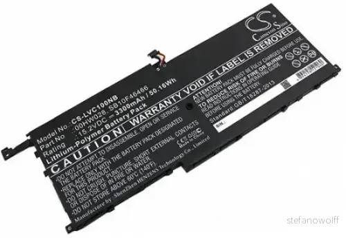 Batteri til Lenovo ThinkPad X1 Yoga(20FQA01NCD), 15,2V, 3440mAh v:5119506