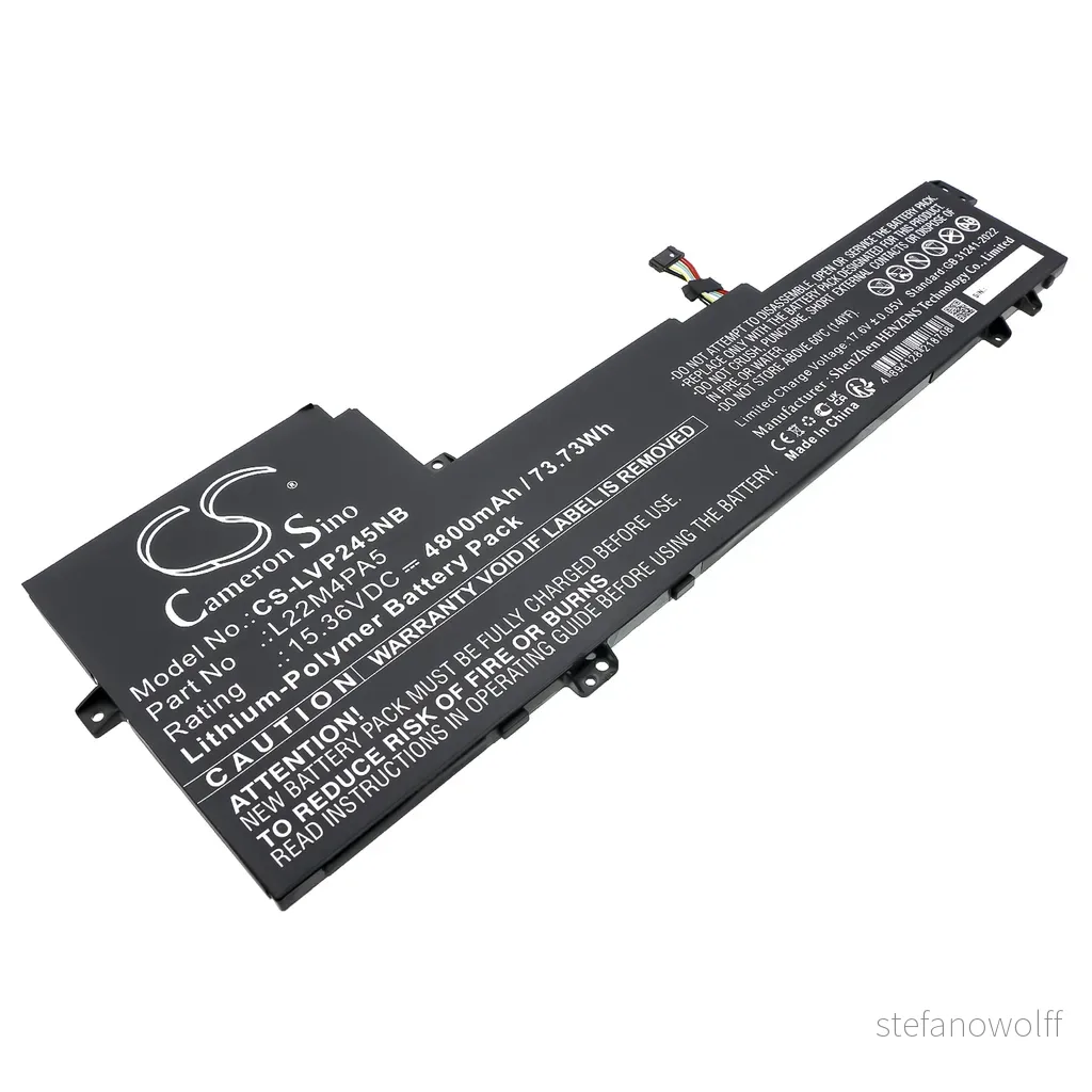 Batteri til IdeaPad Slim 5 16ABR8 82XG0004SB, 15.36V, 4800mAh v:5007063