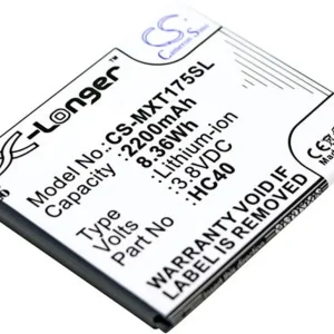 Batteri til Motorola Moto C, 3.8V, 2200 mAh v:8612593