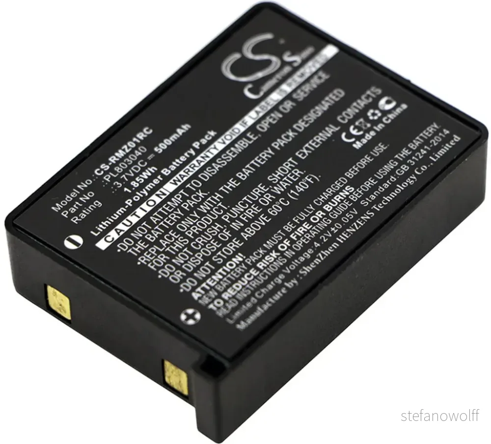 Batteri til Razer Turret, 3.7V, 500 mAh v:8253093