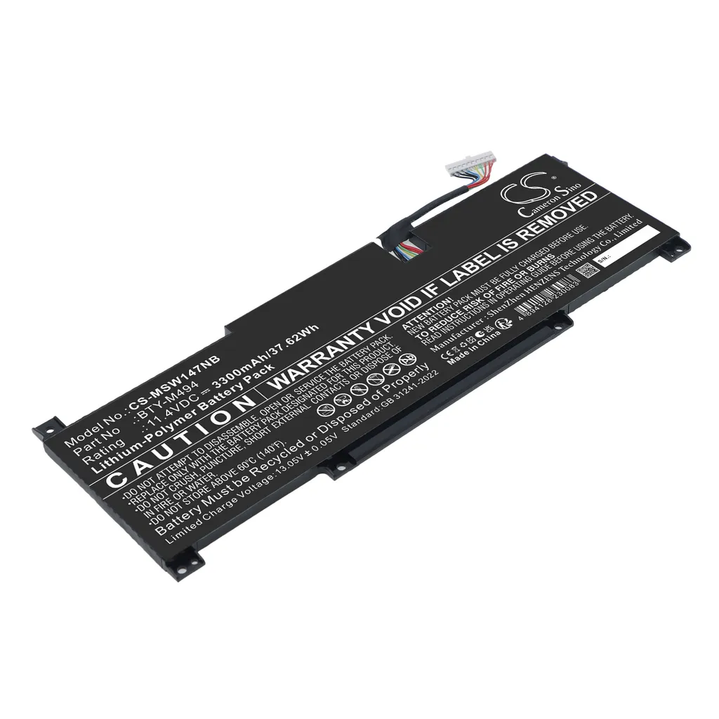 Batteri til Modern 14 C7M-249NEU, 11.4V, 3300mAh v:8215464