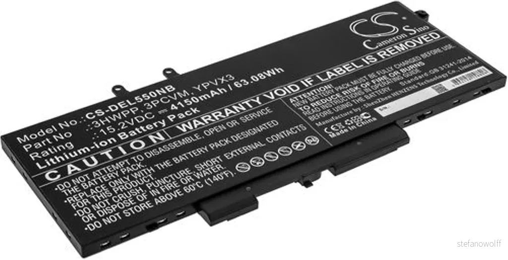 Batteri til Dell Latitude 14 5410 G6T82, 15,2V, 4150mAh v:4508761