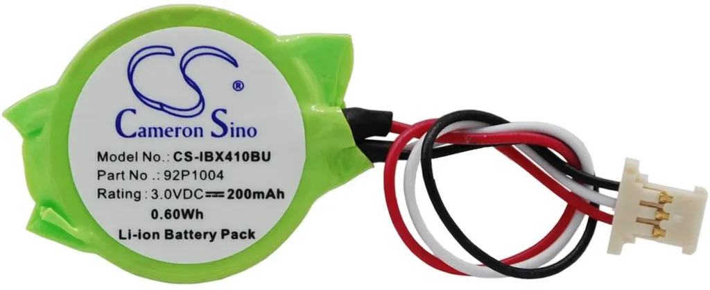 Batteri til Lenovo ThinkPad X200 7454, 3.0V, 200 mAh v:1176300