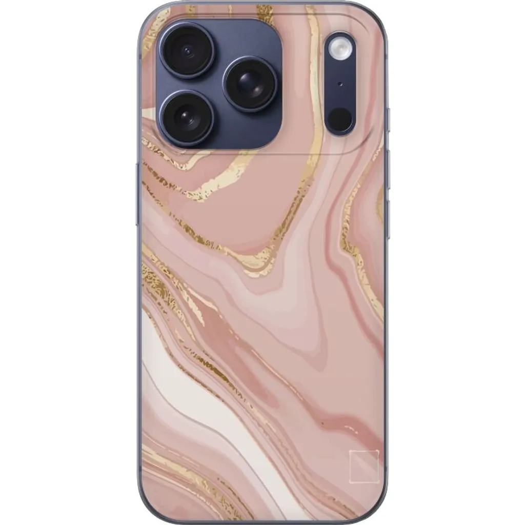 Apple iPhone 18 Pro Telefondeksel Ljusrosa marmor v:5682439