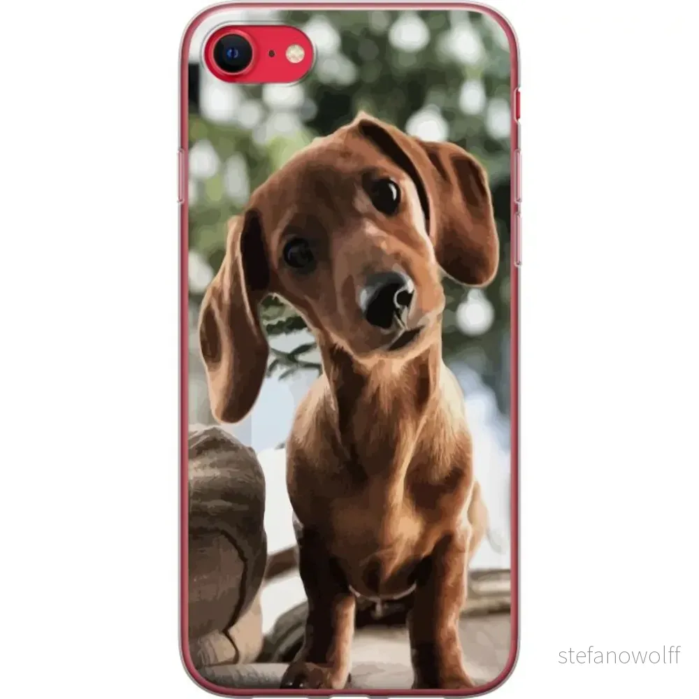 Apple iPhone SE (2022) Gjennomsiktig Telefondeksel Ung Hund v:6628455 Apple iPhone SE (2022) Gjennomsiktig Telefondeksel Ung Hund v:6628455