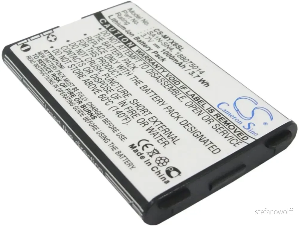 Batteri til Sagem MYV75, 3.7V, 1000 mAh v:6050995