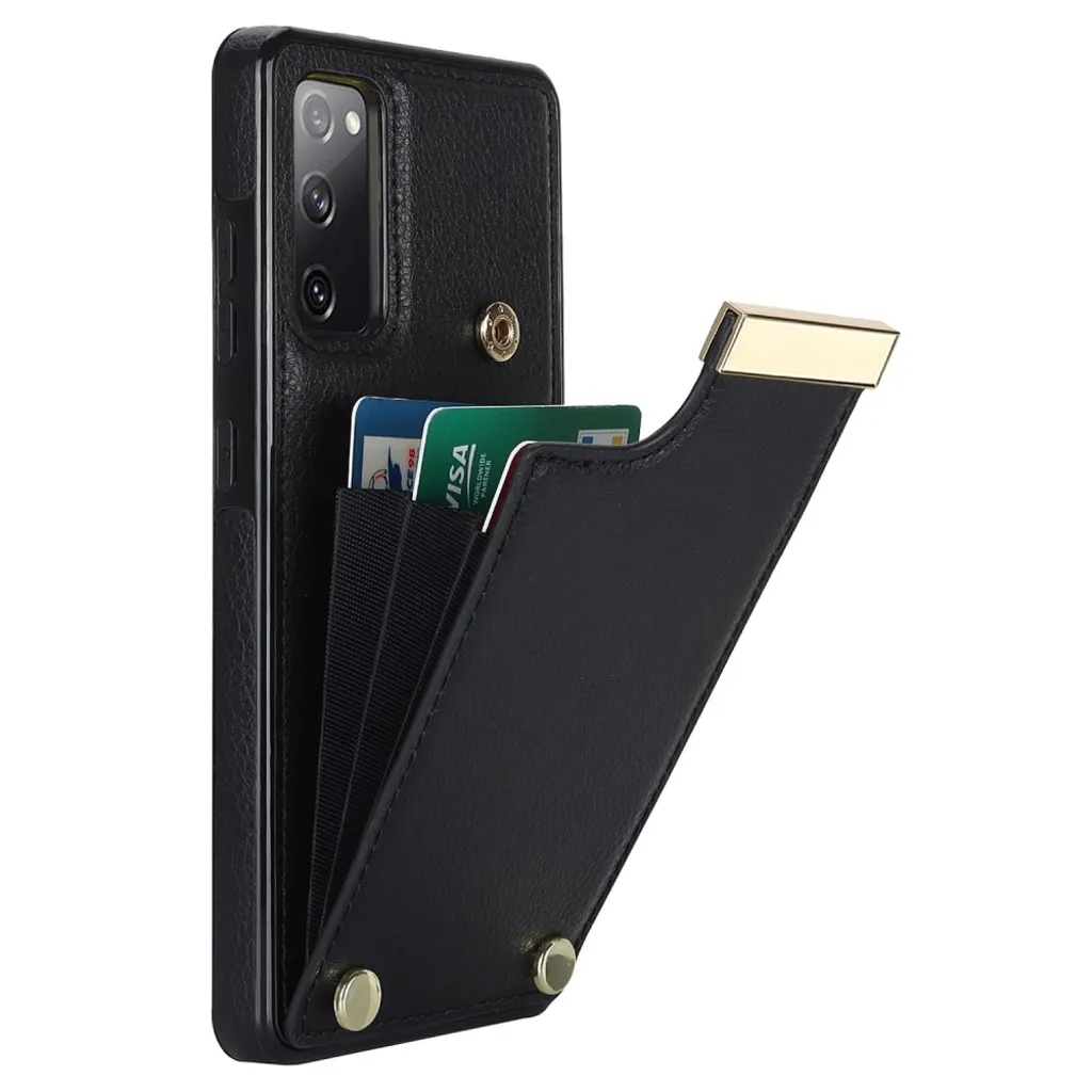Samsung Galaxy S20 FE 5G etc. Deksel med kortholder – Sort v:6904259