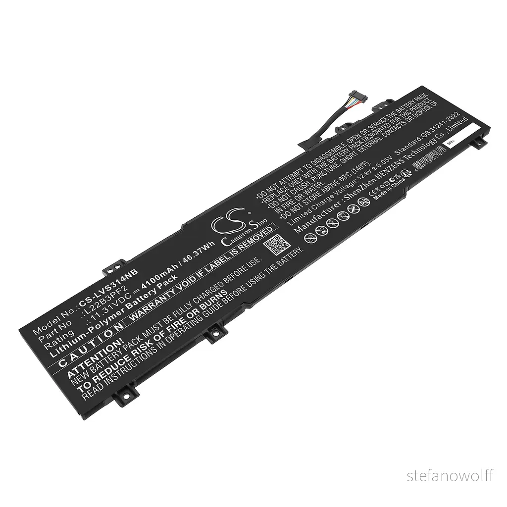 Batteri til IdeaPad Slim 3 15ABR8 82XM0054RM, 11.31V, 4100mAh v:3506818
