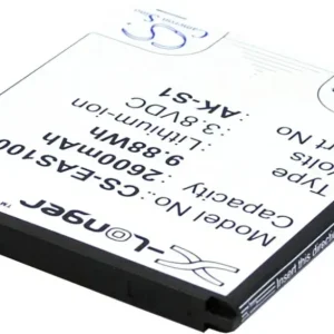 Batteri til AK-S1 for Emporia, 3.8V, 2600 mAh v:9121635 Batteri til AK-S1 for Emporia, 3.8V, 2600 mAh v:9121635