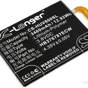 Batteri til HB376787ECW for Huawei, 3.8V, 3400 mAh v:1409666