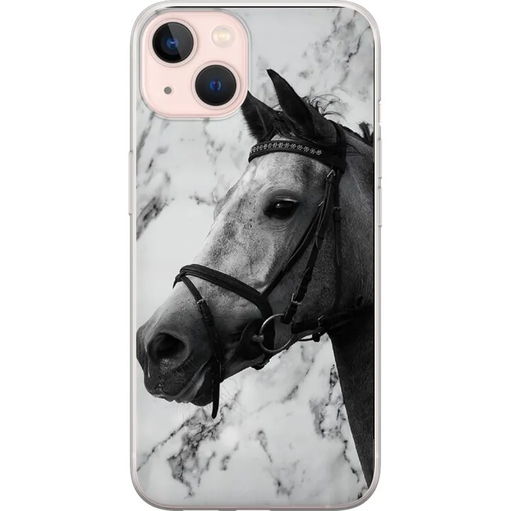 Apple iPhone 13 Gjennomsiktig Telefondeksel Marmor med häst v:3328233 Apple iPhone 13 Gjennomsiktig Telefondeksel Marmor med häst v:3328233