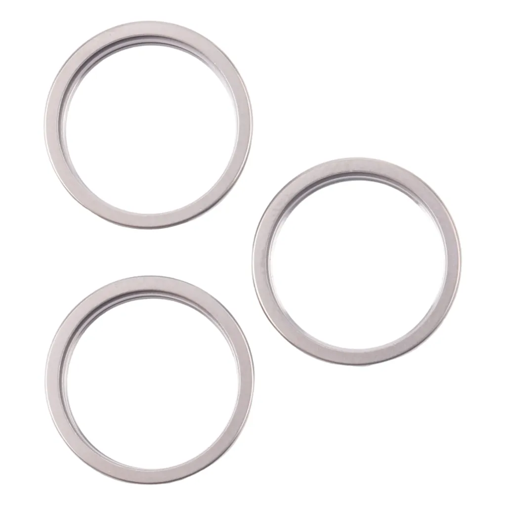 iPhone 16 Pro Max Bakre kameralinse ytre beskyttelsesring, 3-pack – Titanium v:4485155