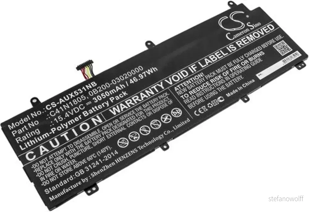 Batteri til Asus Zephyrus S GX531GX, 15.4V, 3050 mAh v:7276895