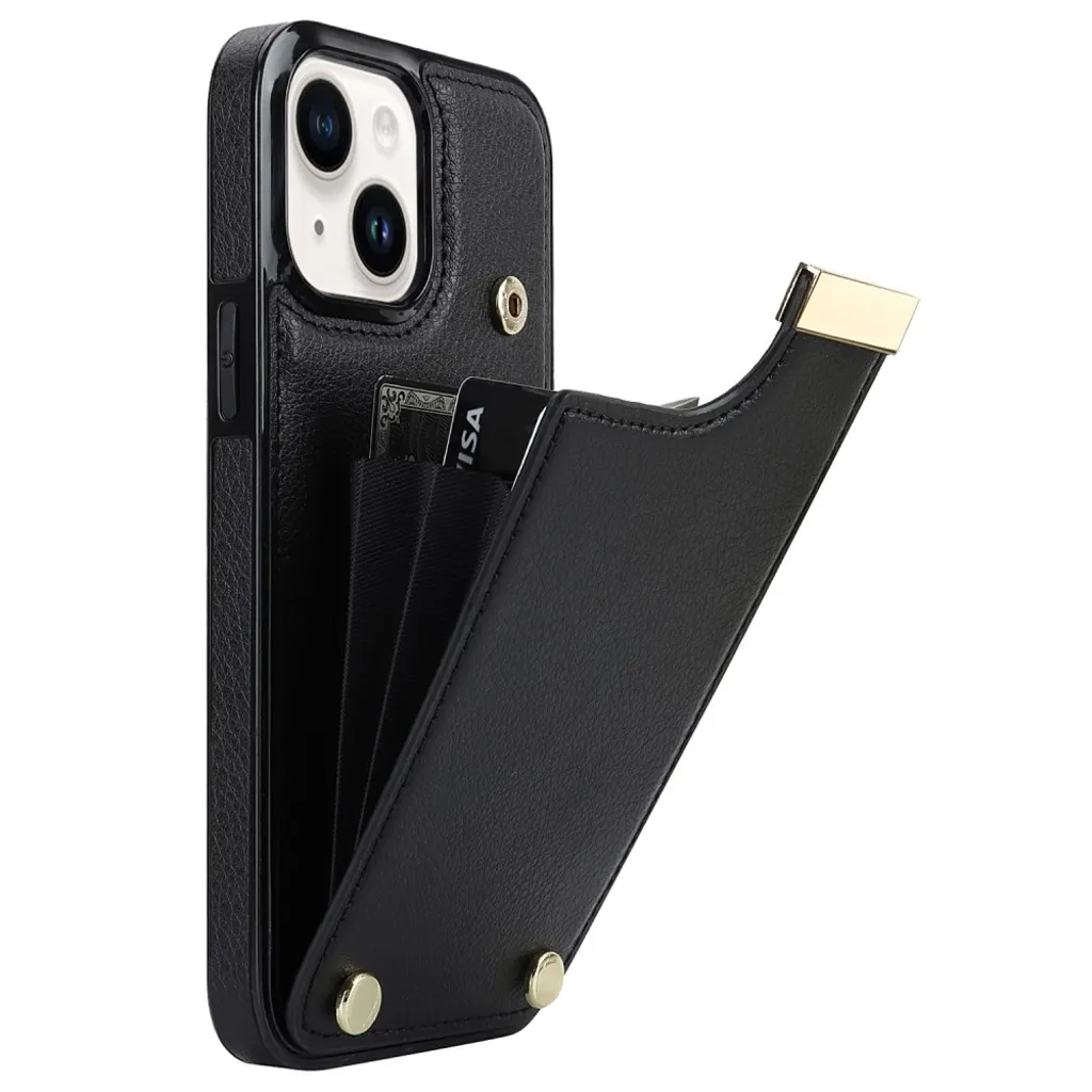 iPhone 13-deksel med kortholder – Svart v:5584836