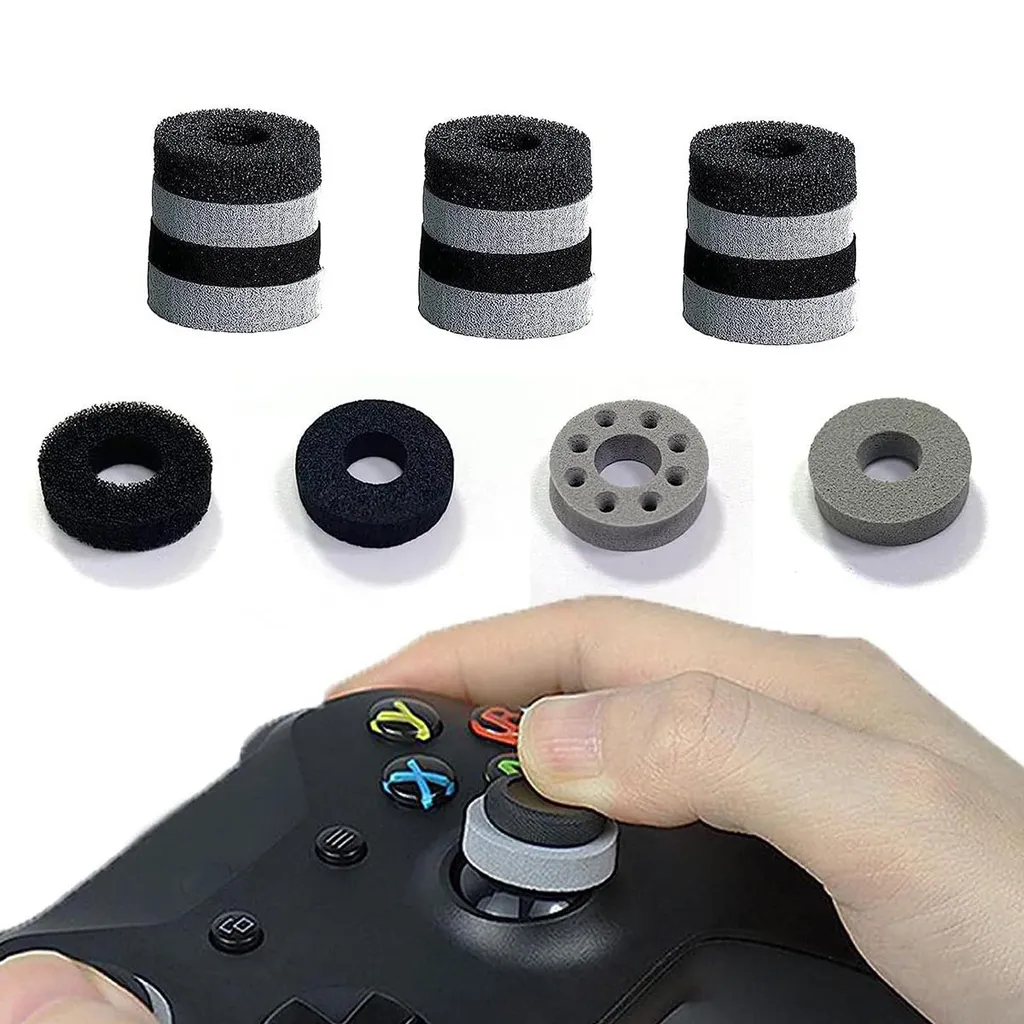 XDcase Precision Rings 16-pakning for PS4/PS5/Xbox/Switch/Stadia – Svart/Grå v:2106841