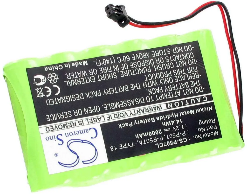 Batteri til Panasonic KX-TG4000B, 7.2V, 2000 mAh v:1446008