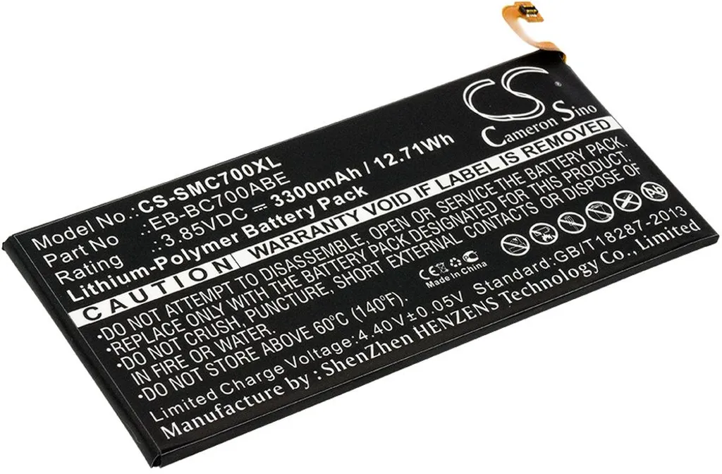 Batteri til Samsung SM-C7018, 3.85V, 3300 mAh v:7498873