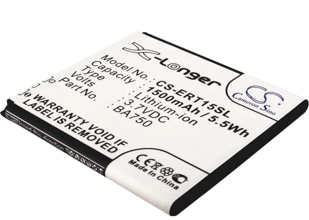 Batteri til Sony Ericsson LT18, 3.6V (3.7V), 1200 mAh v:1005556