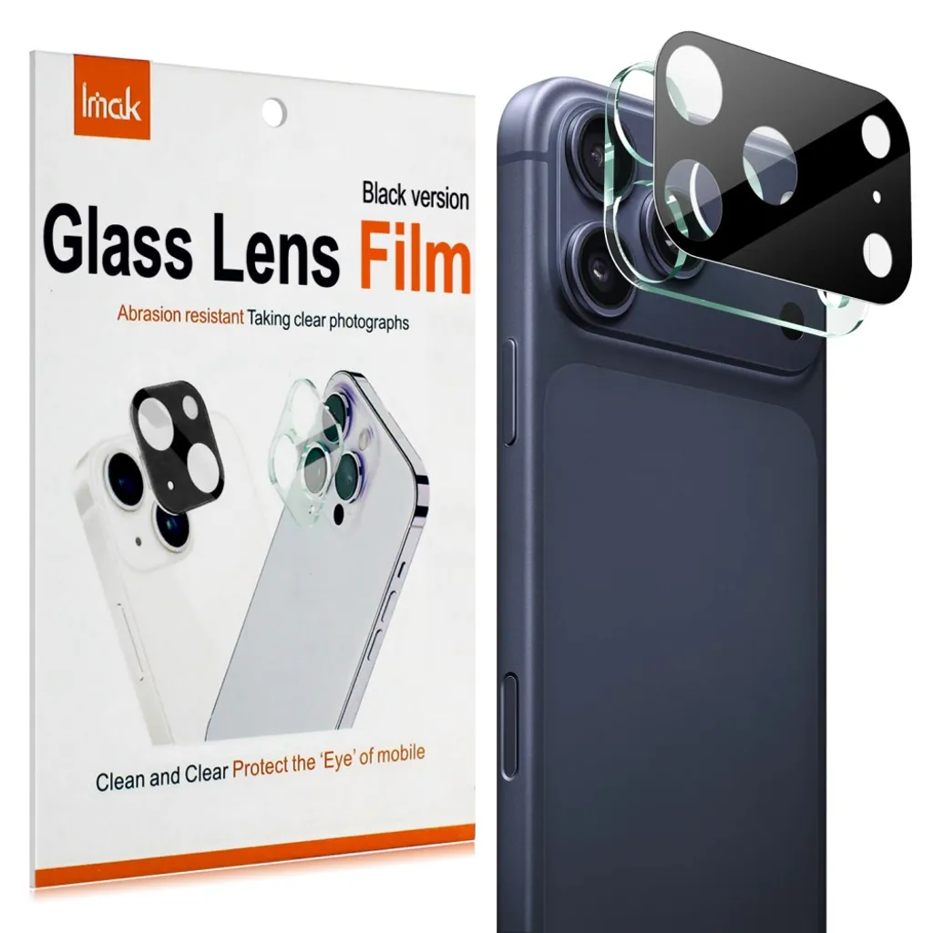 IMAK iPhone 18 Pro Linsebeskytter Herdet Glass & Akryl – Svart v:9879966 IMAK iPhone 18 Pro Linsebeskytter Herdet Glass & Akryl – Svart v:9879966