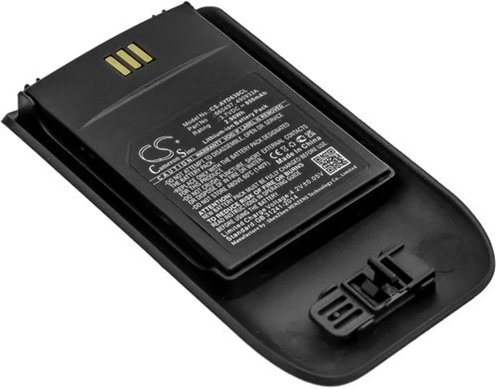Batteri til Ascom D63 Talker Lite, 3,7V, 800mAh v:2785329