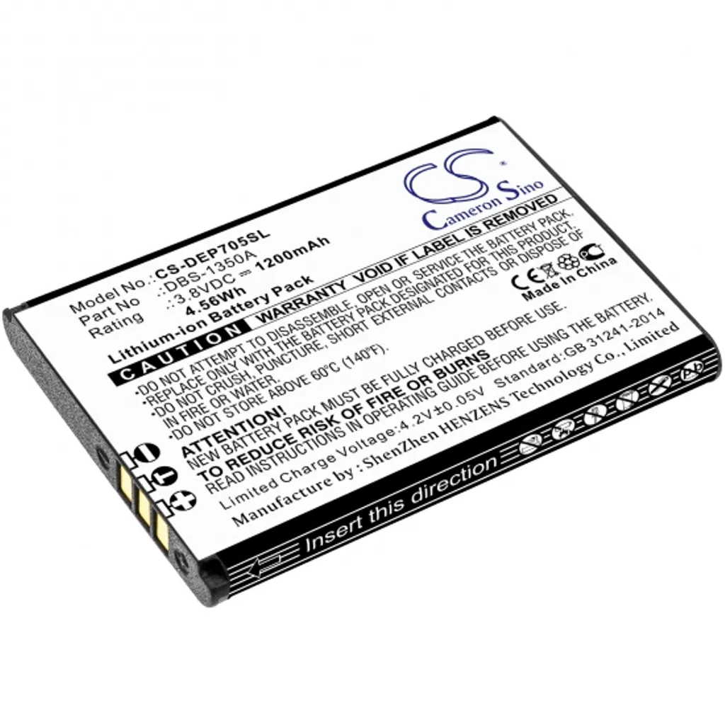 Batteri til Doro DFC-0180, 3.7V, 1200 mAh v:9322338