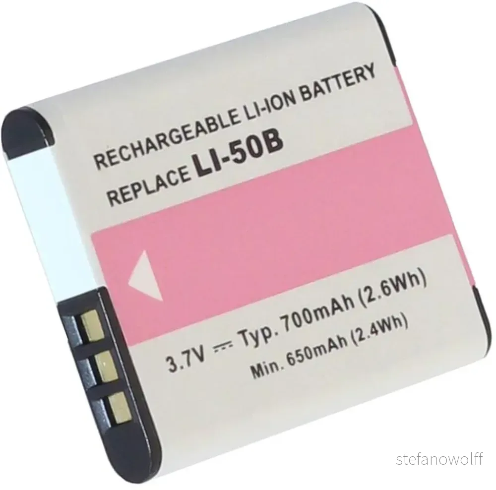 Batteri til Olympus mju 9010, 3.6V (3.7V), 700 mAh v:1200798